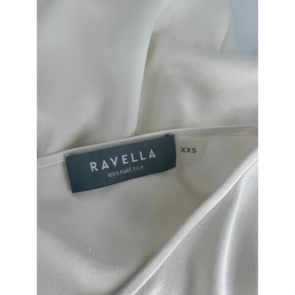 Ravella White Verona Reversible Silk Blouse - Picture 5 of 10